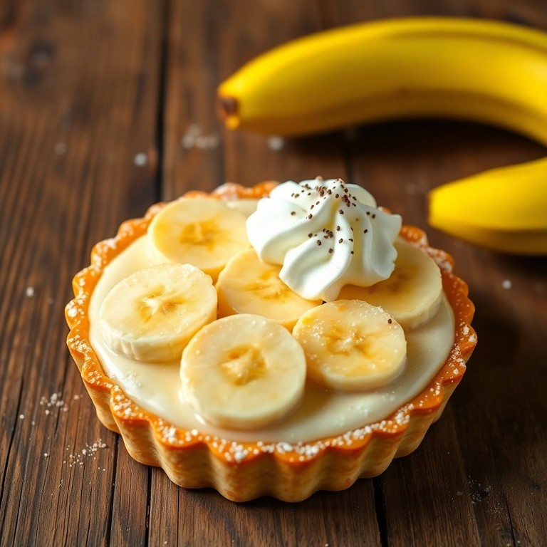 Banana Cream Custard Tart