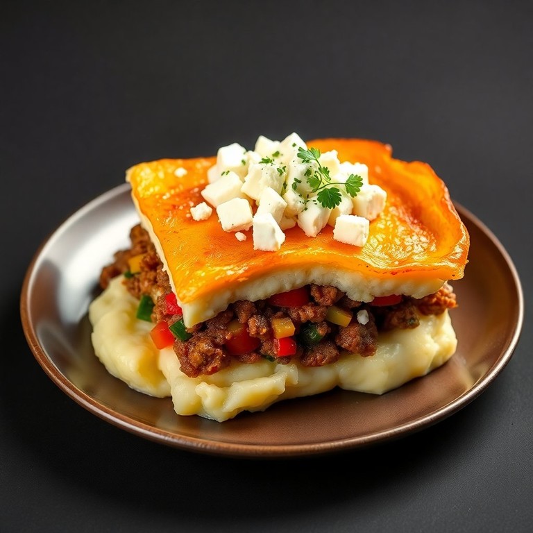 Hachis Parmentier Grec au Bœuf et Épices