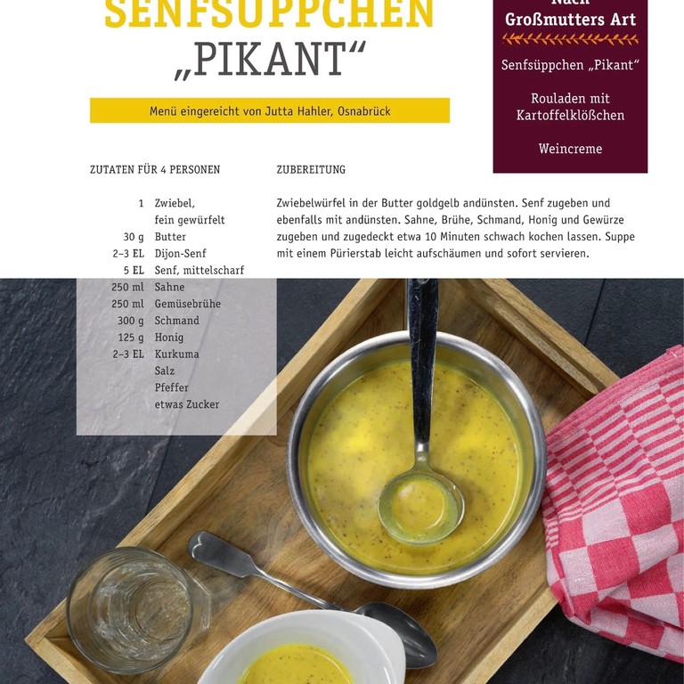 Senfsüppchen "Pikant"