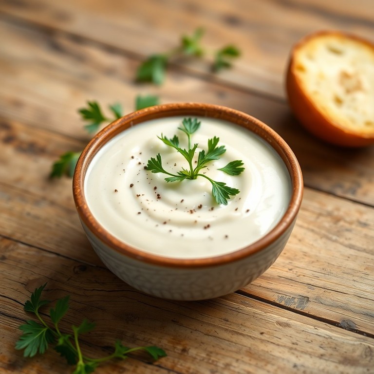 Salsa Blanca con Toque de Pimienta