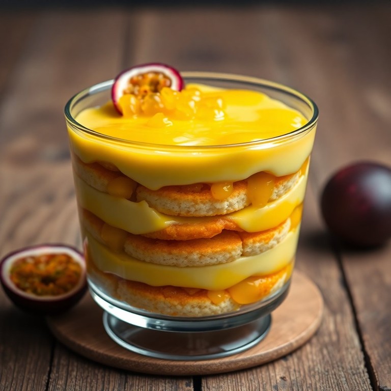 Pavê de Maracujá com Leite Condensado