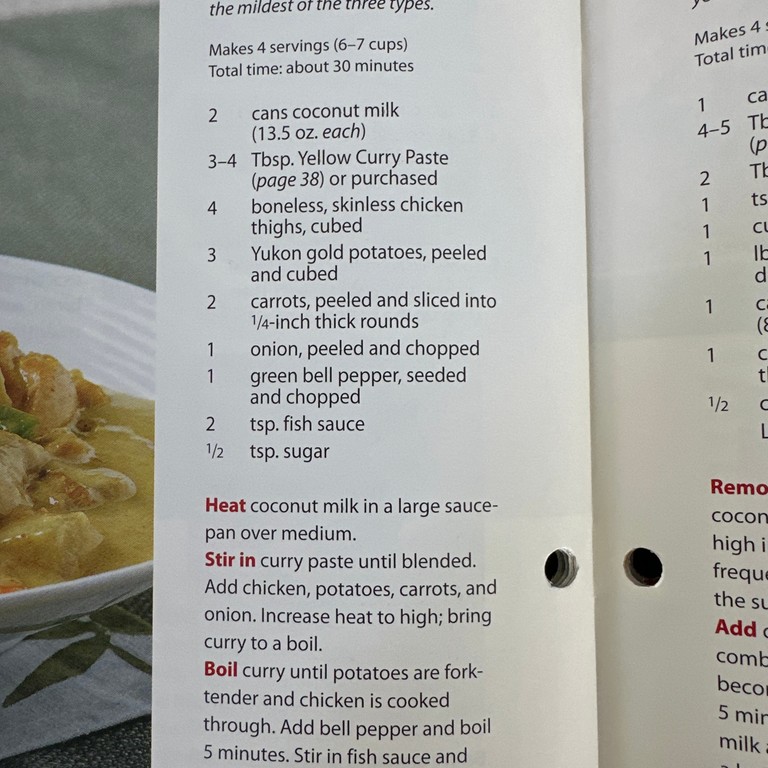 Yellow Curry Chicken