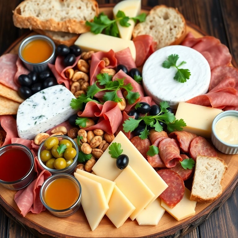 Tábua de Frios Gourmet: Uma Seleção Irresistível de Queijos, Embutidos e Acompanhamentos