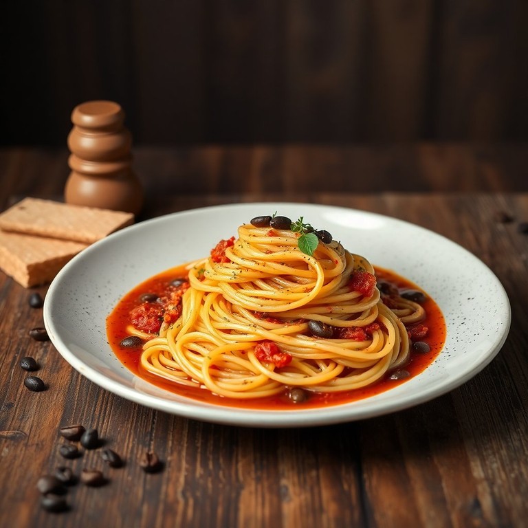 Engelsschamhaarpasta mit Maulwurfshoden und Mentos