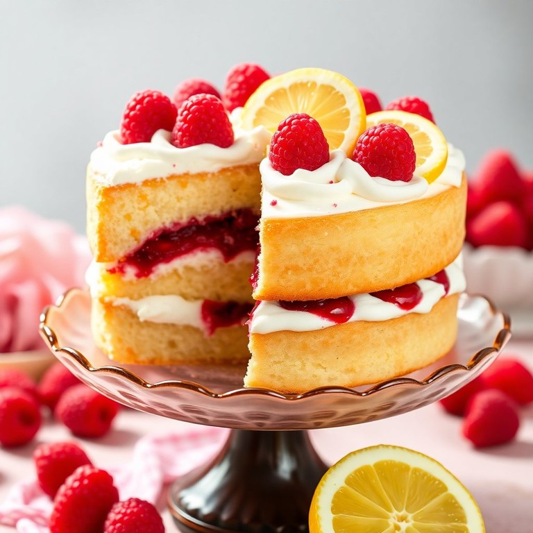 Charming Lemon Raspberry Delight