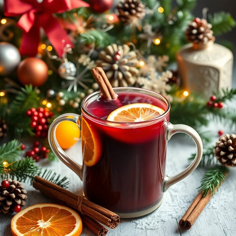 Vin Chaud aux Agrumes et Cannelle