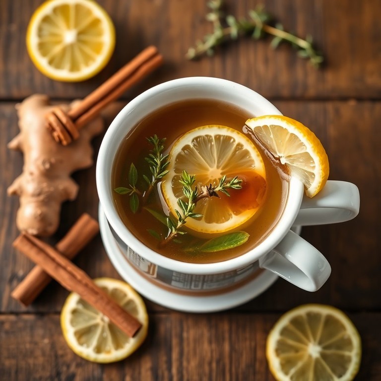 Infusion Réconfortante au Miel et au Thym