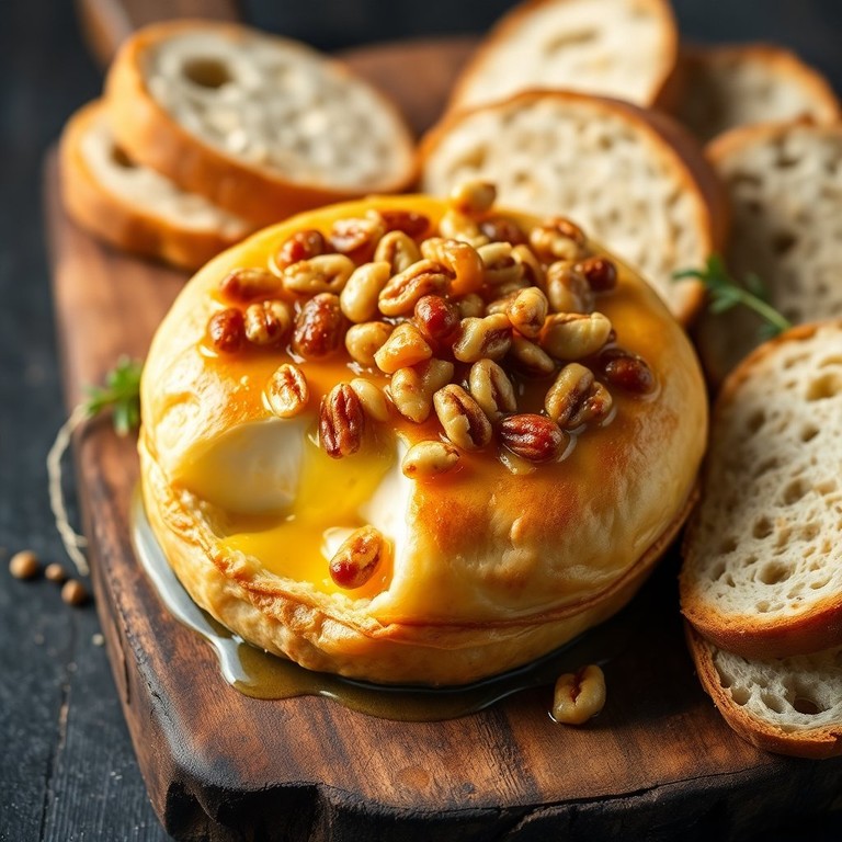 Brie Crocante Recheado com Castanhas Caramelizadas