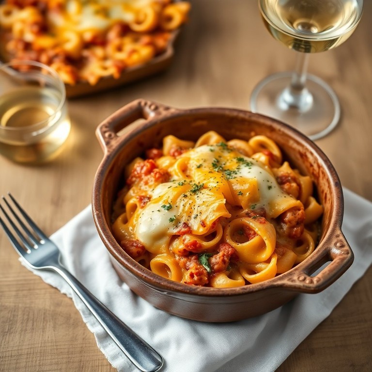Massa Gratinada ao Creme de Queijo