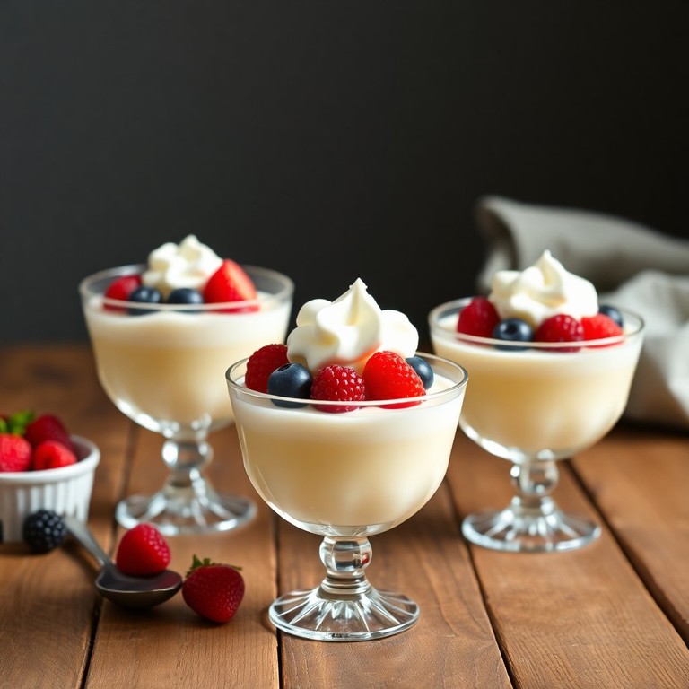 Creamy Vanilla Gelatin Pudding