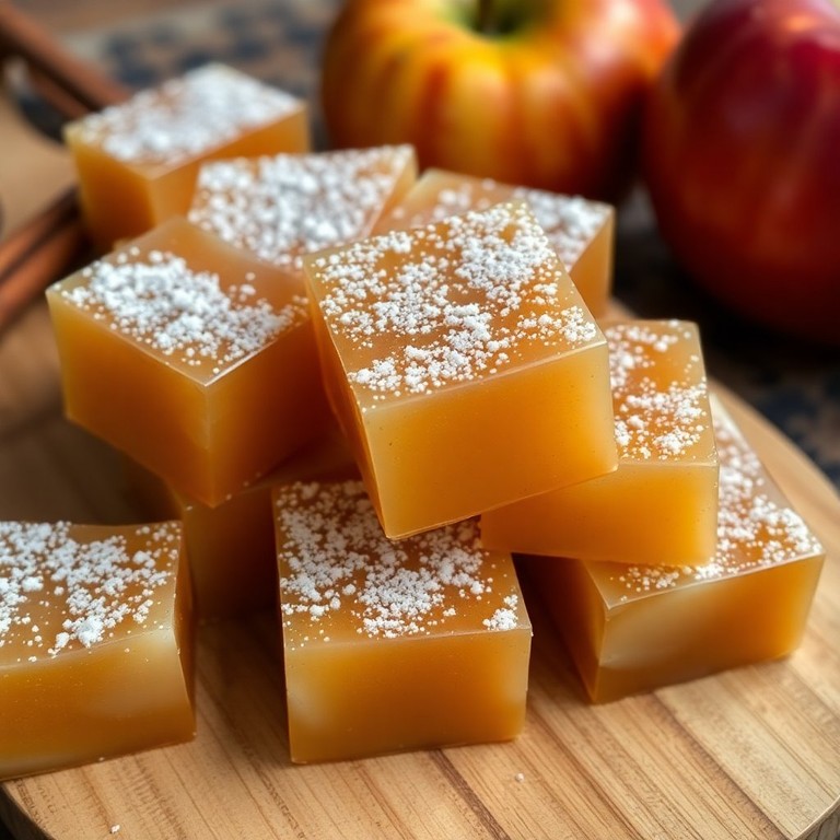 Pâtes de fruits à la pomme et à la cannelle