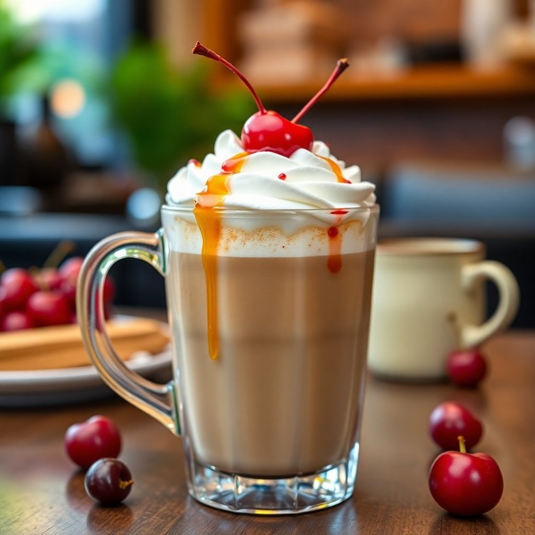 Maple Cherry Dream Latte