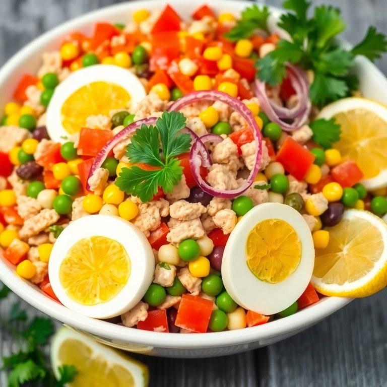 Ensalada Fresca de Atún y Legumbres