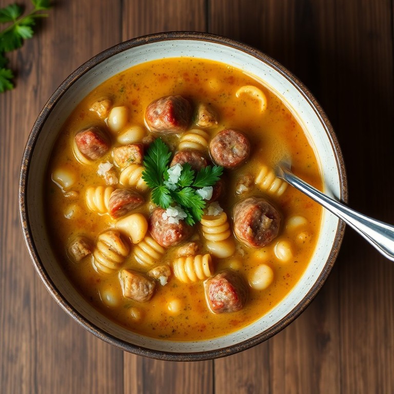 Creamy Keto Sausage Dialtini Soup