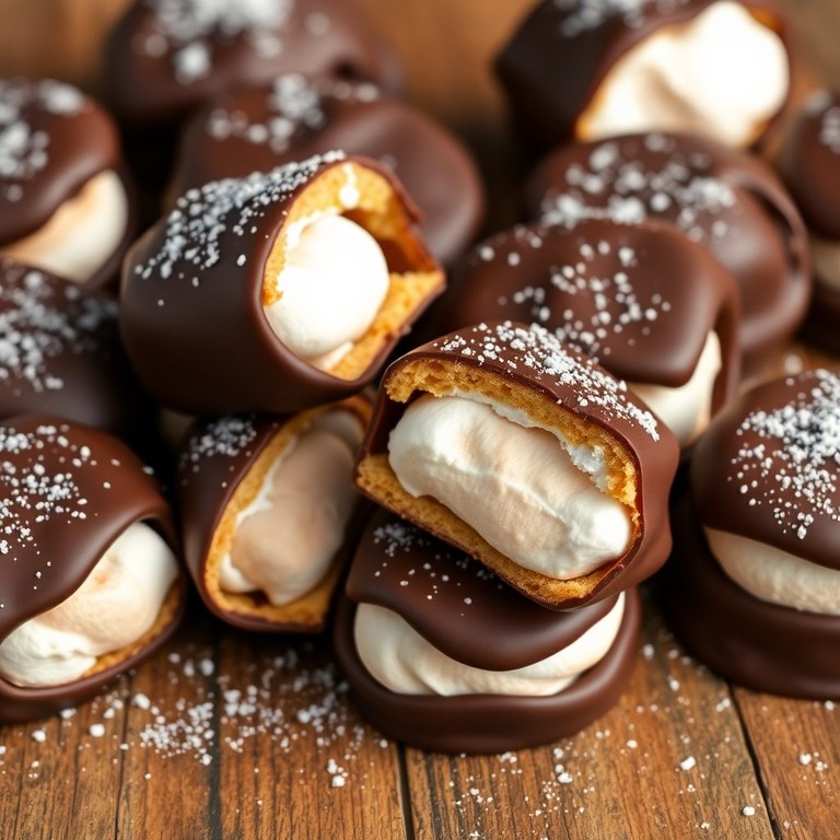 Chocolate Covered Marshmallow Biscuit Delights Mr. Cook