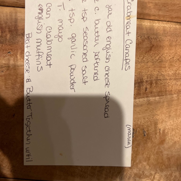 Marcas Crabmeat Canapes