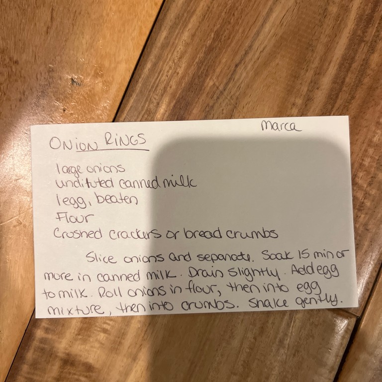 Marca’s Onion Rings