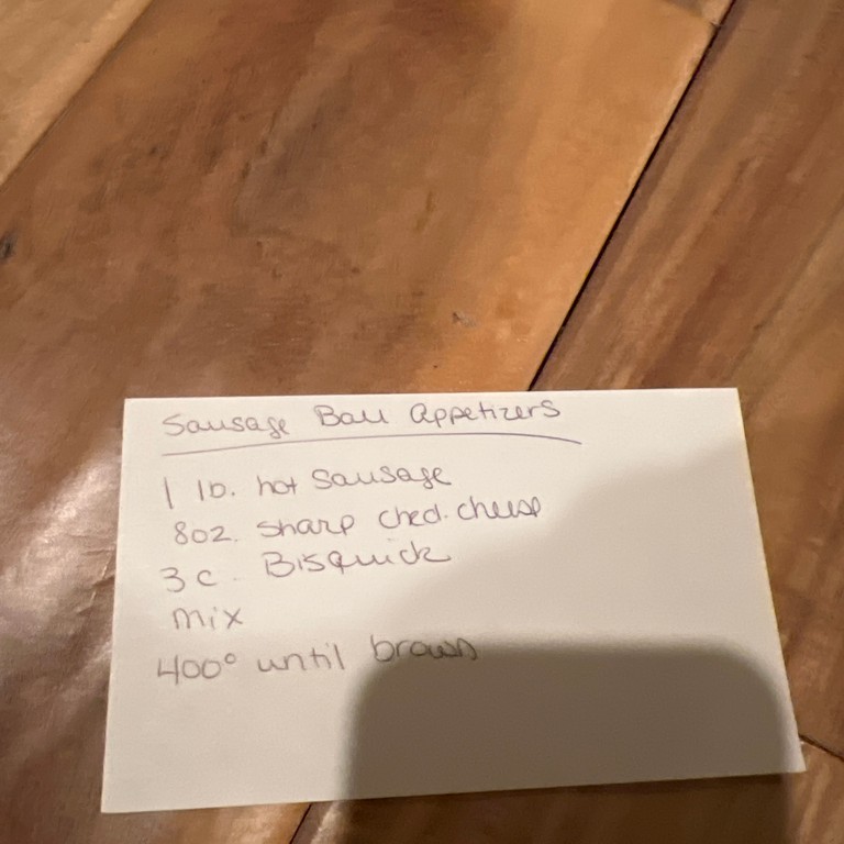 Marca’s Sausage Ball Appetizers