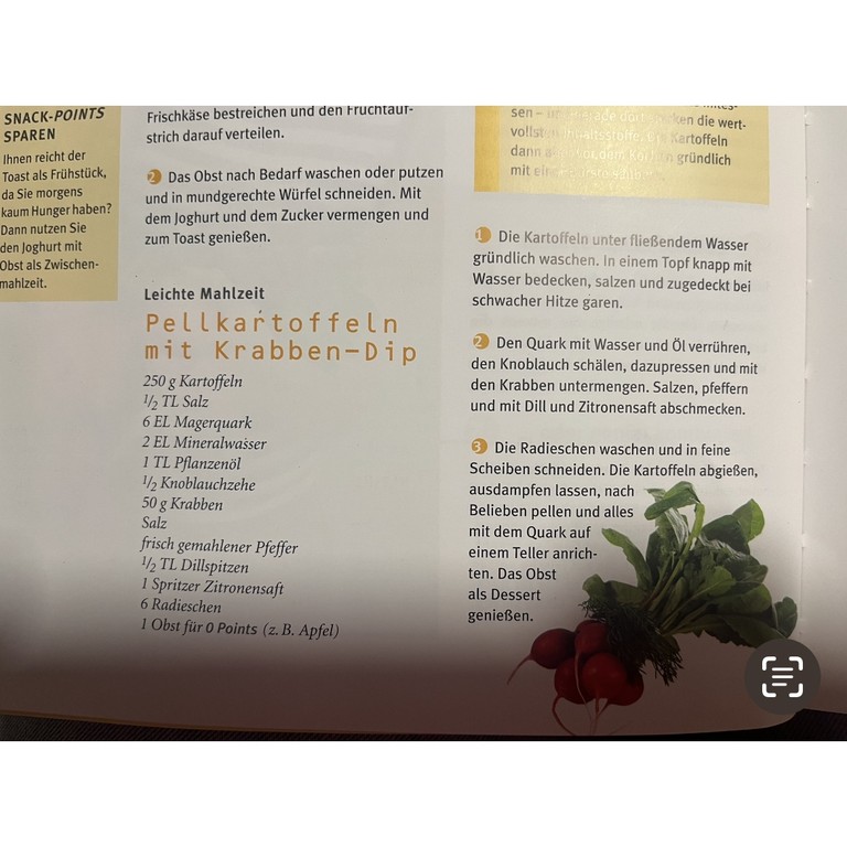 Pellkartoffeln mit Krabben-Dip