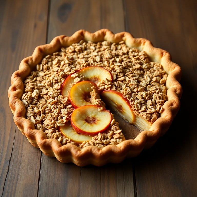 Cinnamon-Spiced Apple Crunch Pie