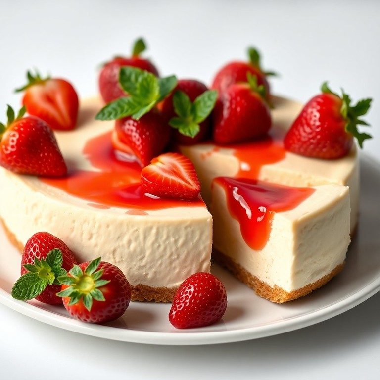 Cheesecake de Fresas Frescas