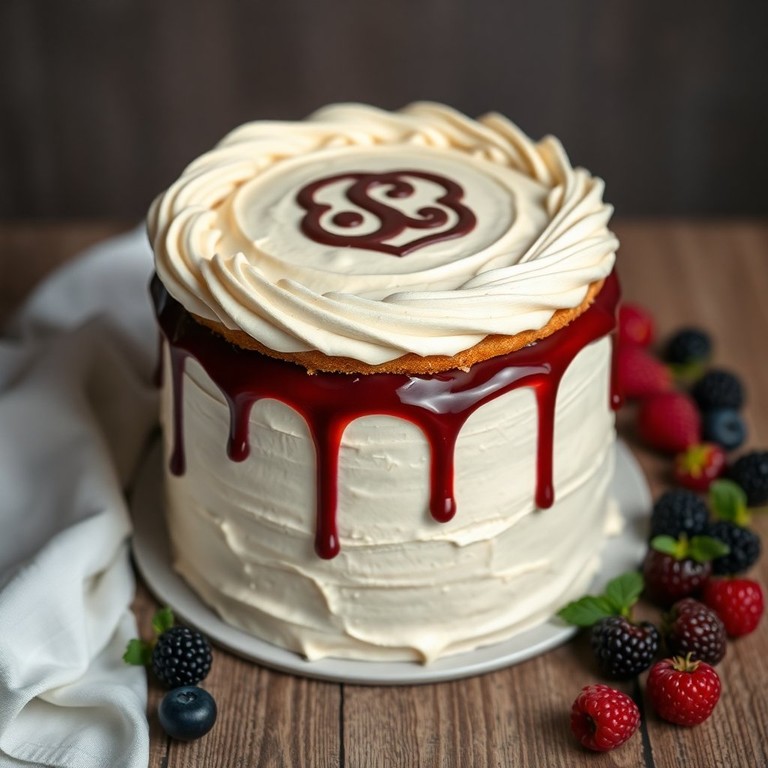 Romige Mamame Cake met Jamvulling