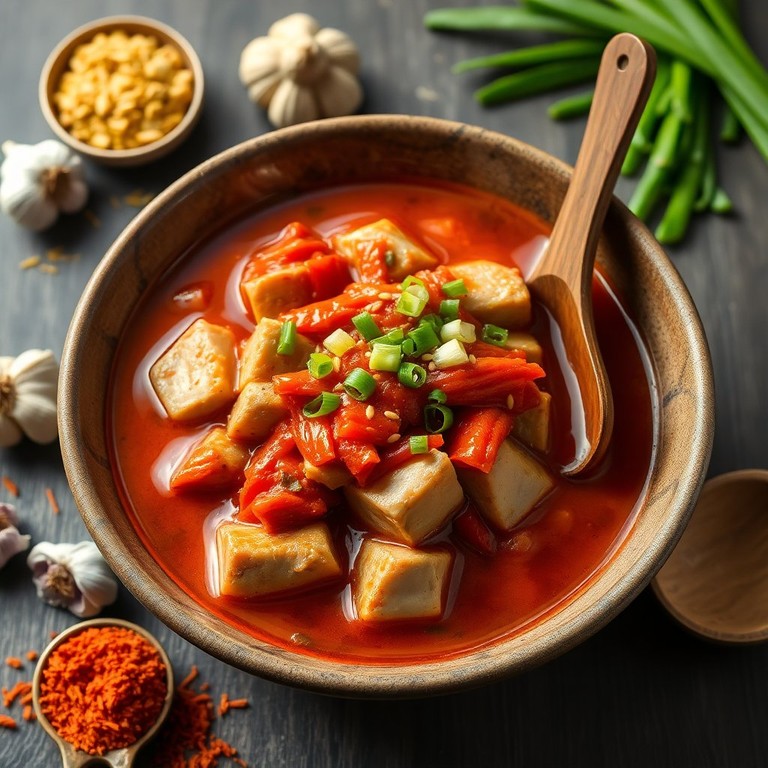 Spicy Korean Pork Butt Kimchi Stew