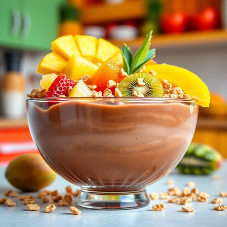Creme de Achocolatado com Frutas Tropicais