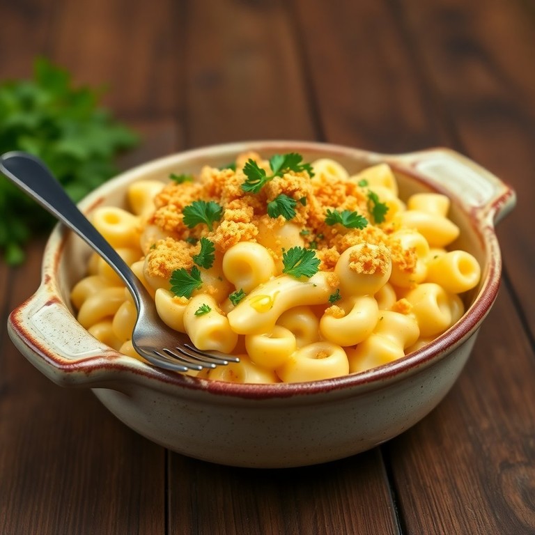 Gourmet Mac and Cheese with Truffle Oil
