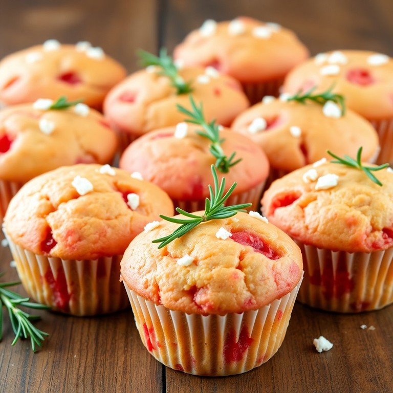 Savory Watermelon Muffins with Fresh Herbs