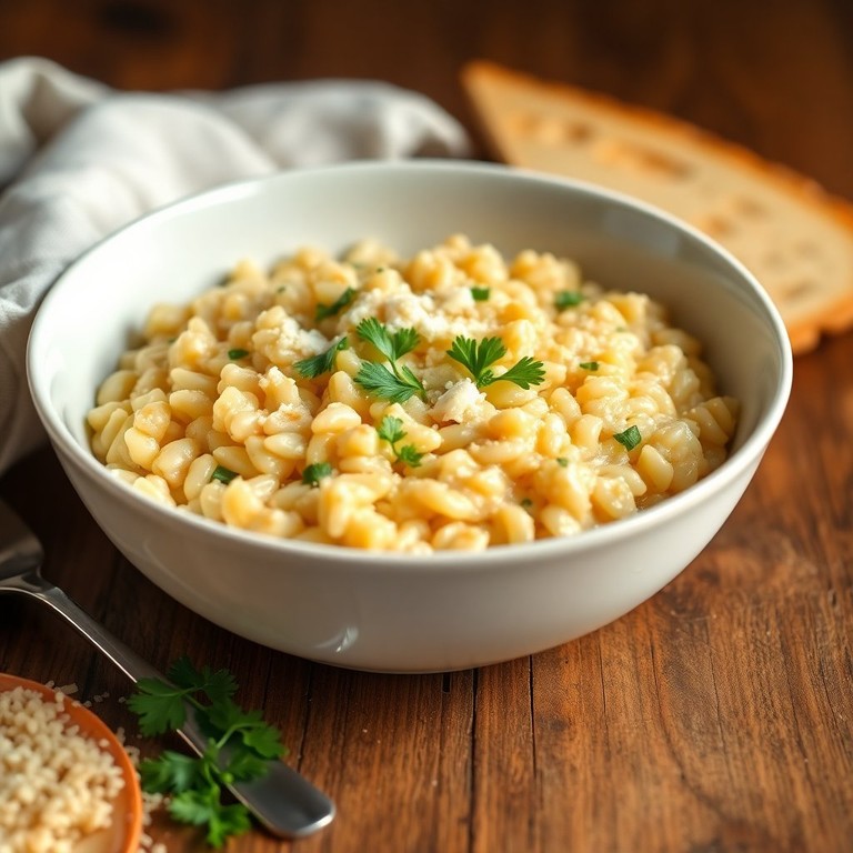 Golden Wheat Risotto