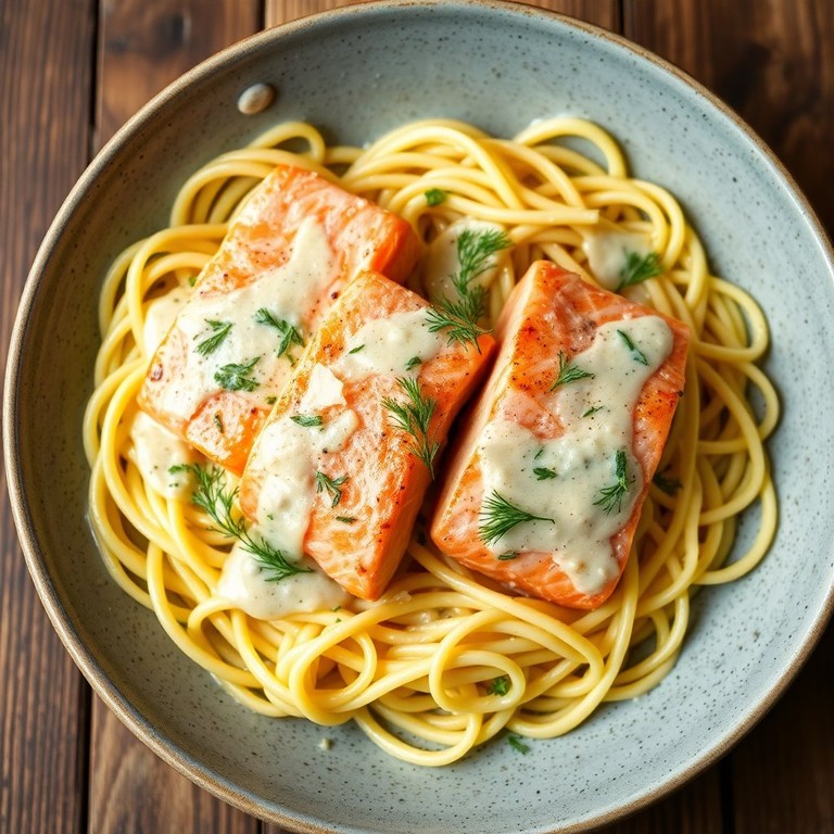 Saumon Crémeux aux Pâtes