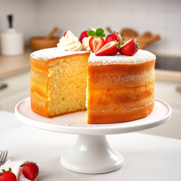 Classic Vanilla Sponge Cake