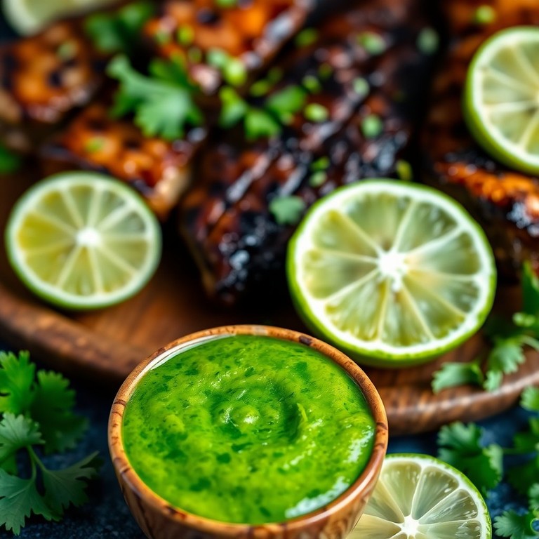 Molho Verde Tradicional com Salsa e Limão