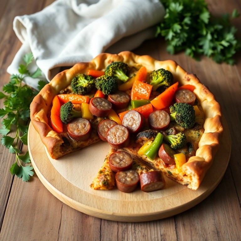 Torta de Legumes e Calabresa