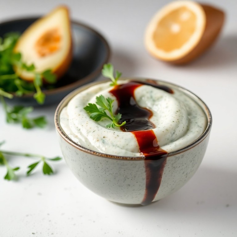 Sahnige Kräuterbombe mit Balsamico-Twist