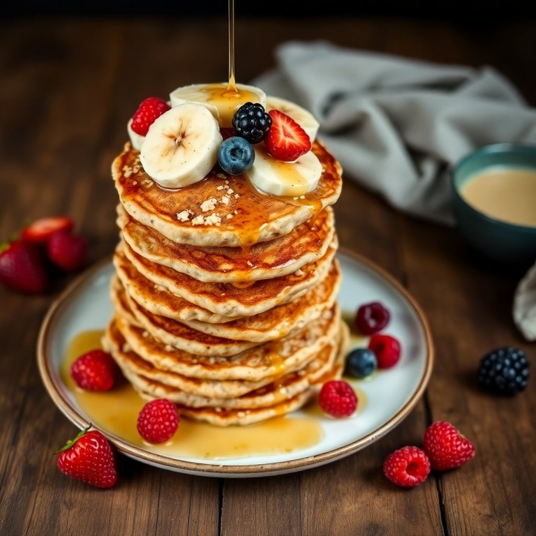 Panquecas de Aveia e Tapioca