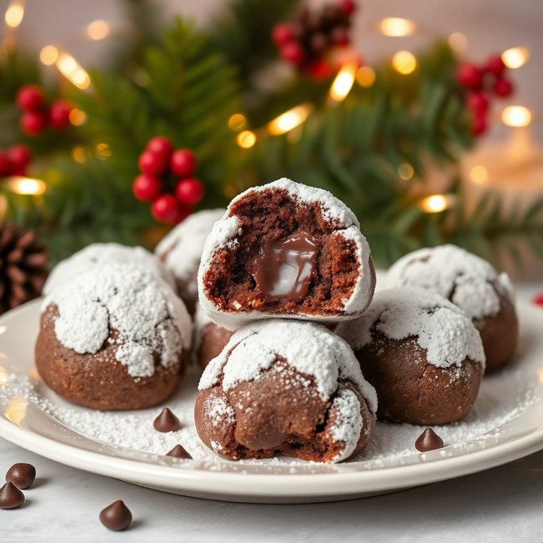 Velvety Chocolate Chip Snowballs