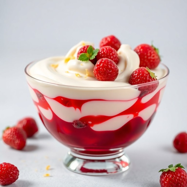 Delícia de Morango com Creme Branquíssimo