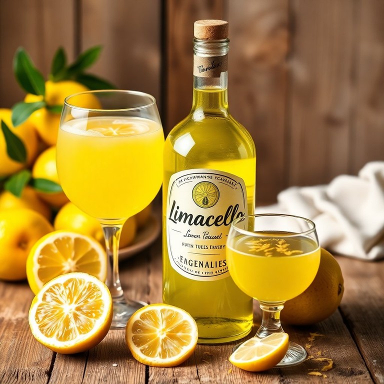 Limoncello Maison: Un délice rafraîchissant fait avec des citrons frais et de l’alcool