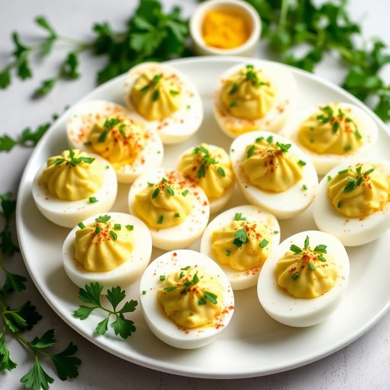 Herbed Greek Yogurt Deviled Eggs
