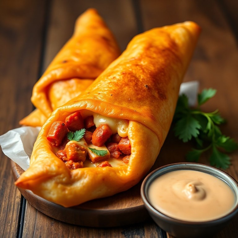 Bouchées Feuilletées au Chorizo et Fromage