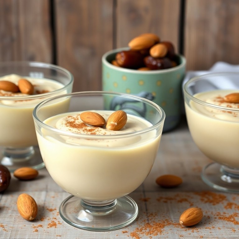 Creamy Date-Almond Milk Pudding