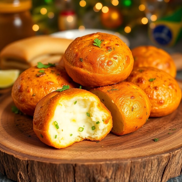 Bolinho de Queijo Cuia e Cebola