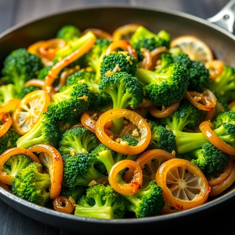 Sautéed Broccoli and Onion Medley