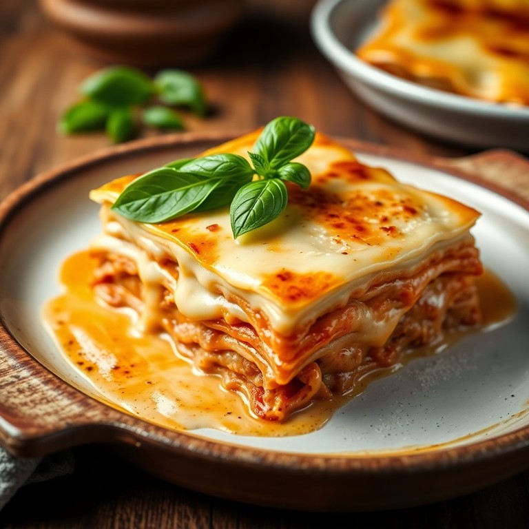 Lasagnes de Pâtes à la Dinde et Sauce Béchamel