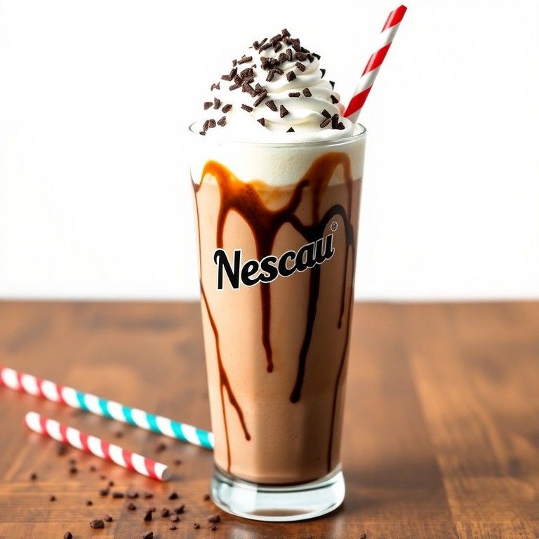 Milkshake de Nescau com Leite Condensado