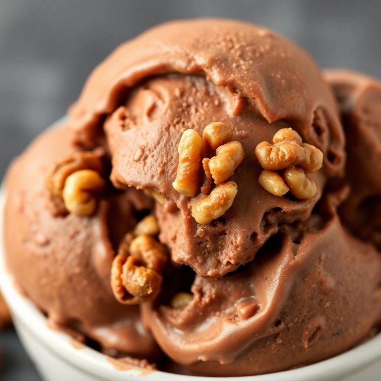 Helado Fudge de Chocolate y Nueces