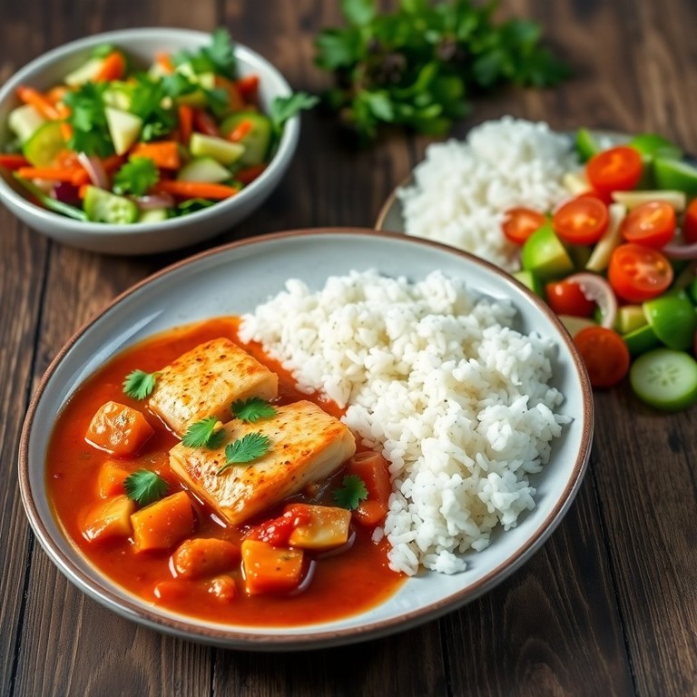 Peixe ao Molho de Tomate e Ervas
