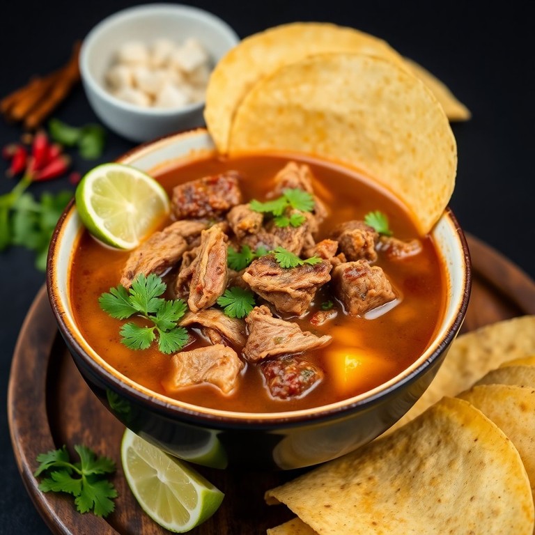 Borria en Caldo con Especias Aromáticas